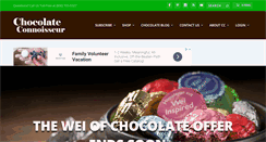 Desktop Screenshot of chocolateconnoisseurmag.com