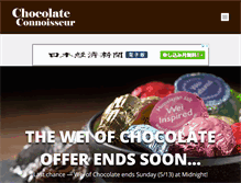 Tablet Screenshot of chocolateconnoisseurmag.com
